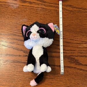 Ty Beanie Boo stuffed animal pepper cat with tags